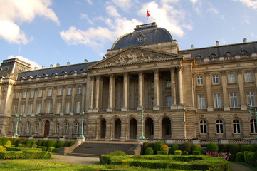 Royal palace in Brussels