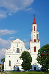 Fototapeta premium catholic cathedral, frontal view