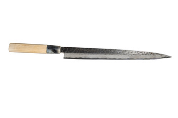 Japanese sashimi knife isolated