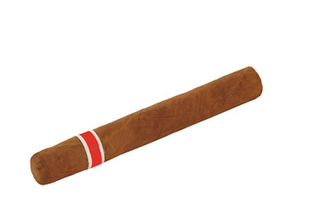Premium cuban cigar isolated