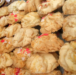 Romantic Valentine Butter Cookies With Hearts