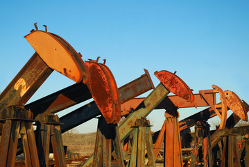  Used pump jacks are for sale.