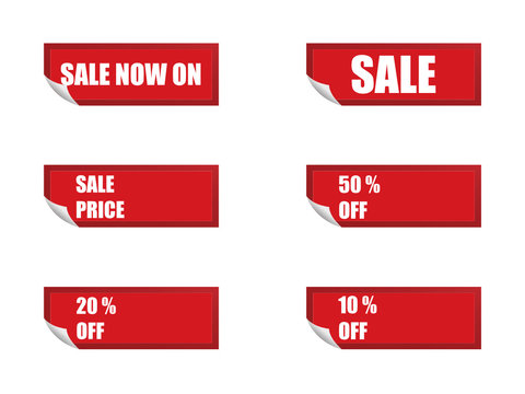 Sale and price stickers