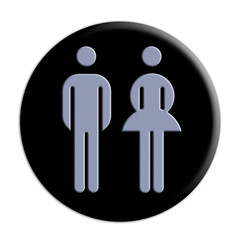 Toilette, Mann, Frau