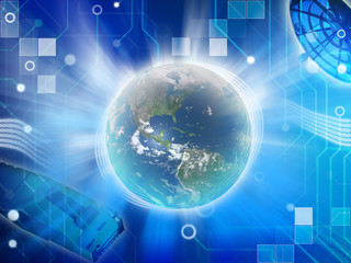 Obraz premium Abstract earth power