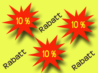 10 % Rabatt