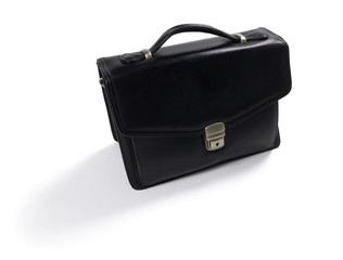 Isolated leather bag