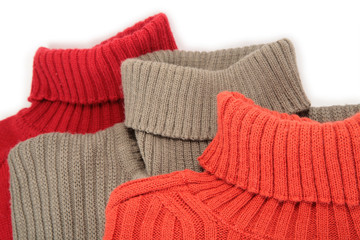 Fototapeta na wymiar trzy swetry