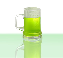 Green beer for St Patrick's Day