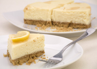 Lemon cheesecake