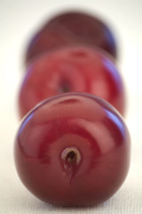 Red plums