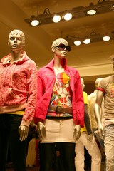 silver mannequins