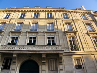 Immeuble en pierre de taille , Paris, France