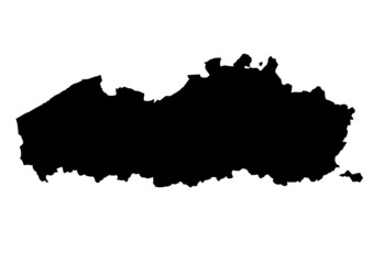 vector map of Flanders