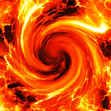 Fiery vortex