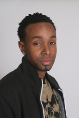 Fototapeta premium Black man with eye contact