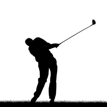 recommend clip art: golfschwung silhouette
