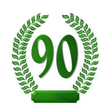 lorbeerkranz jubil&auml;um 90 Jahre 