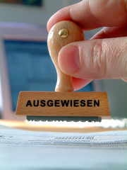 Stempel Ausgewiesen