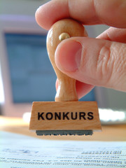 Stempel Konkurs