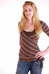 Fototapeta premium junge Frau