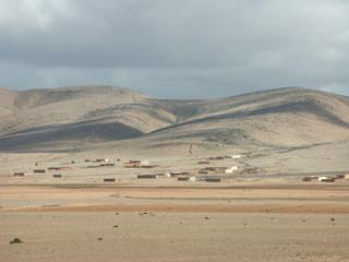 village dans le grand sud marocain