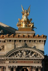 Fototapeta na wymiar The Opera Garnier in Paris - detail