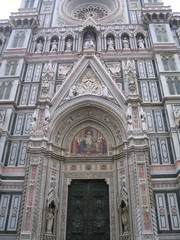 duomo entrance, florence