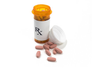 prescription pills and bottle