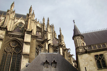 Fototapeta na wymiar Cathédrale Notre Dame d'Amiens,Aisne,Picardie