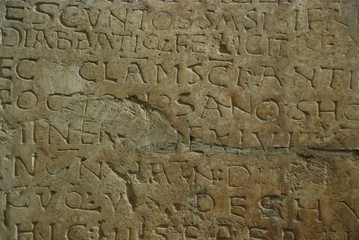 roman text