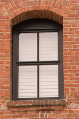 brick framed window