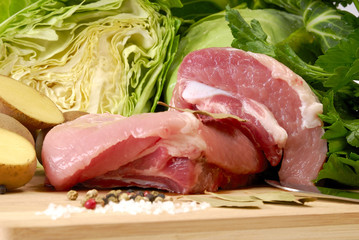 Spitzkohl mit dicker Rippe