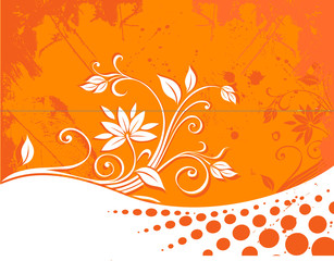 .Decorative floral background