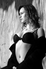 charme en noir et blanc