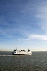 cruise ship at open sea