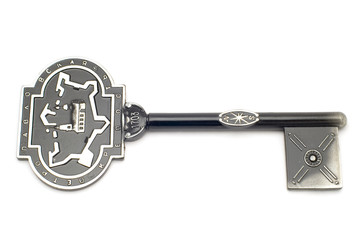 object on white - souvenir key