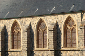 Fototapeta na wymiar Eglise St-pierre de Ault,Picardie,Somme