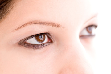 Beide Augen mit Euro Zeichen