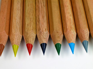 Colored Pencils-Horizontal Row