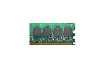 Computer memory card isolated on a white background