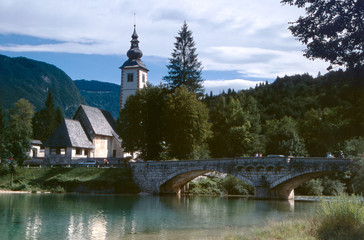 Church in the Julian Alps/Slovenia