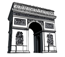 France, paris: Arc de triomphe - 6328879