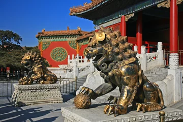 Wandaufkleber Die historische Verbotene Stadt in Peking © Gary