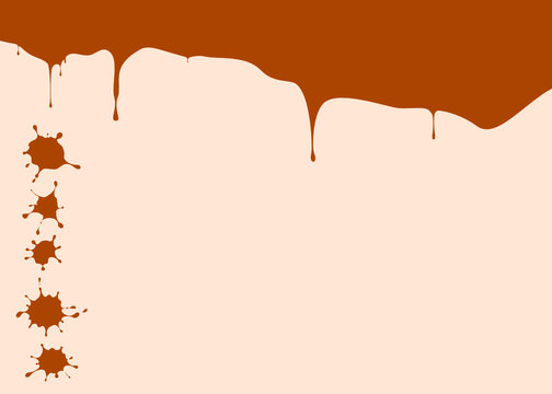 vecteur s&eacute;rie - arri&egrave;re-plan rouille - coulures de peinture