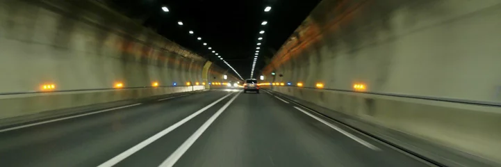 Crédence de cuisine en verre imprimé Tunnel tunnel