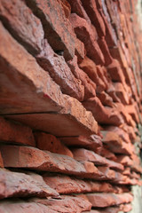 Fototapeta na wymiar Old brick wall 