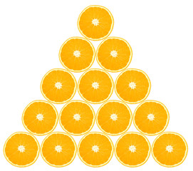 oranges pyramid