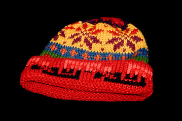 Colorful ski hat