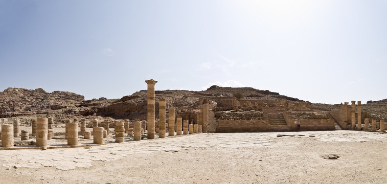 Roman ruins, Petra Jordan